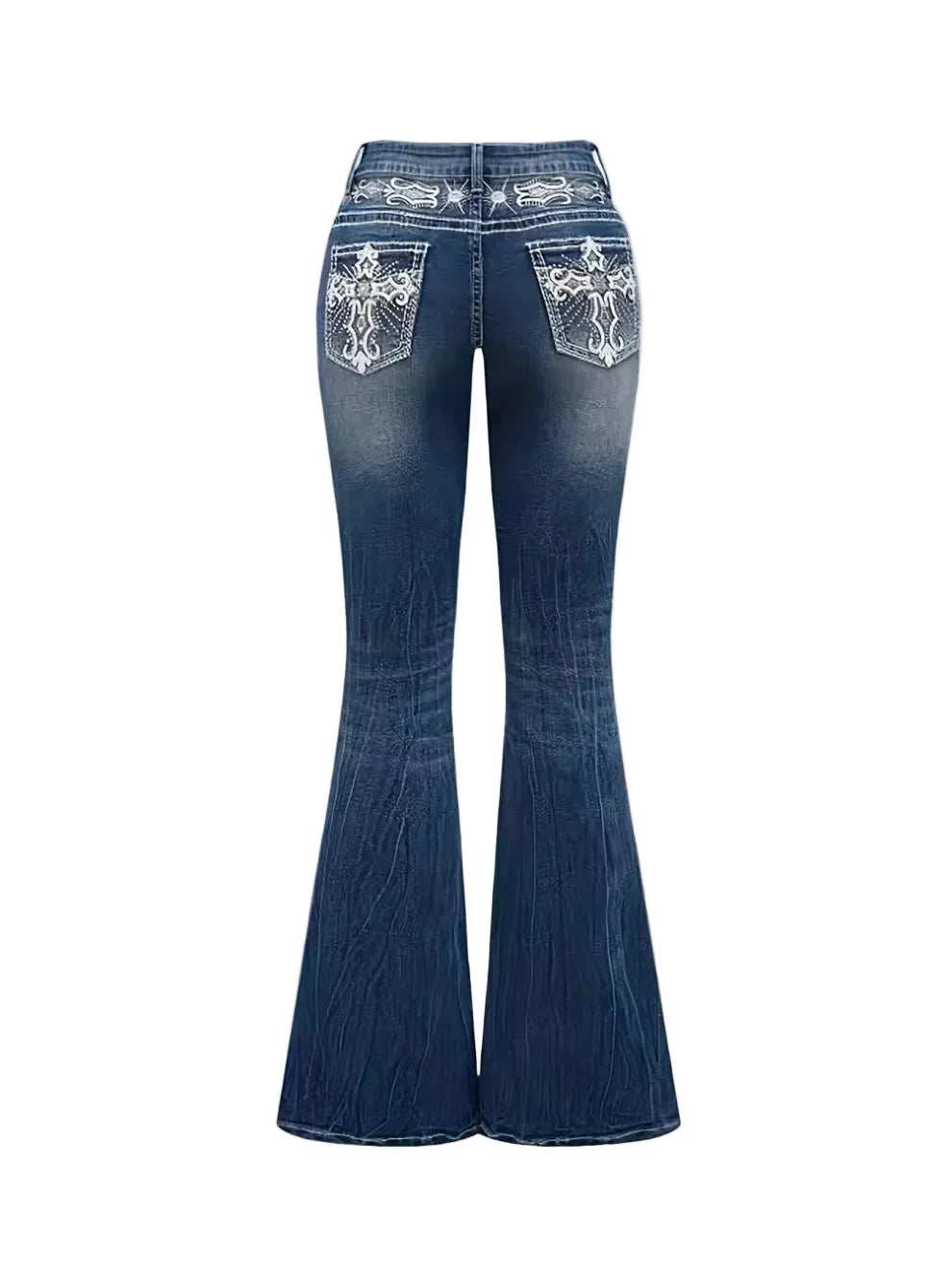 flared denim jeans