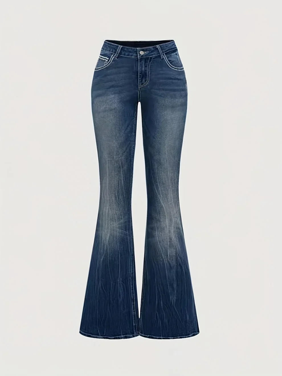 flared denim jeans